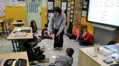 28.11. Španělská dobrovolnice Lola ve škole v Horňáku